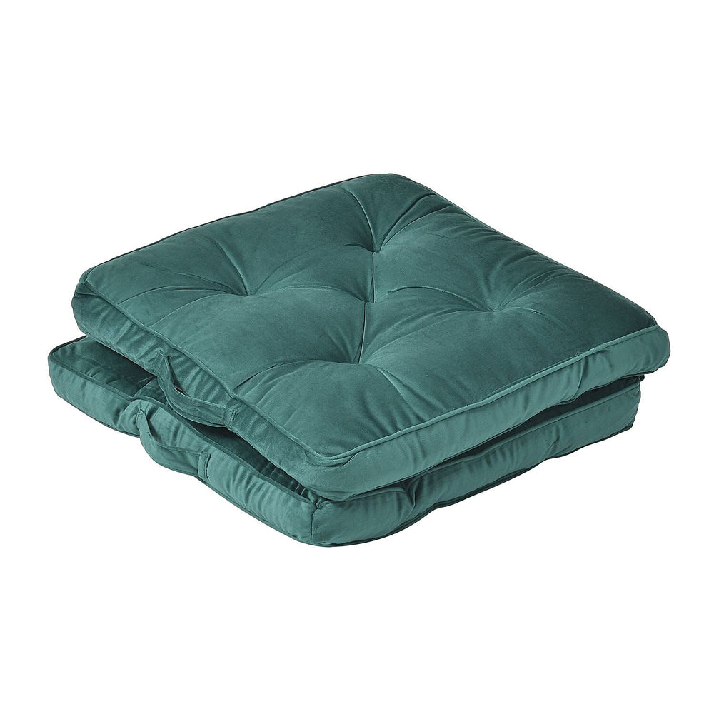2 Back Support Armchair Booster Cushion - Green