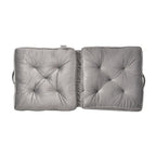 2 Back Support Armchair Booster Cushion - Grey