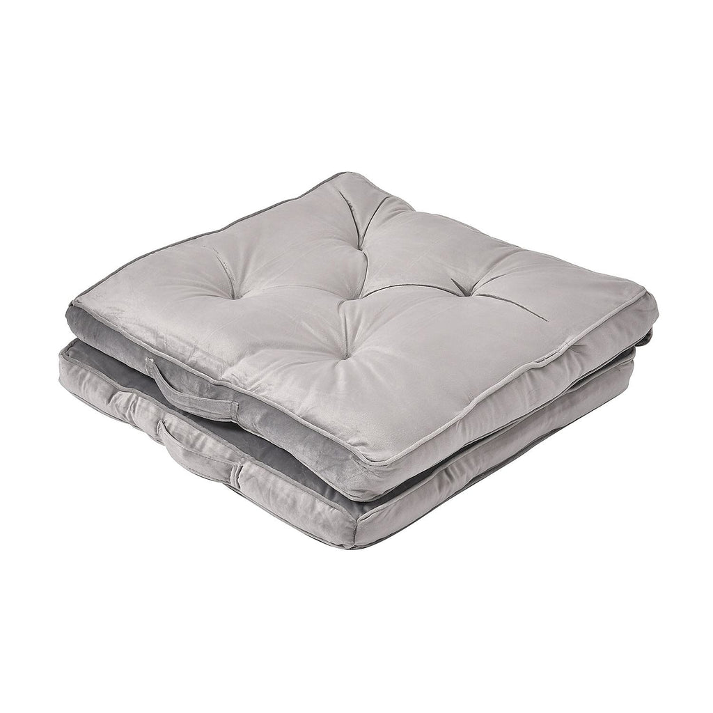 2 Back Support Armchair Booster Cushion - Grey