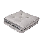 2 Back Support Armchair Booster Cushion - Grey