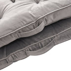 2 Back Support Armchair Booster Cushion - Grey