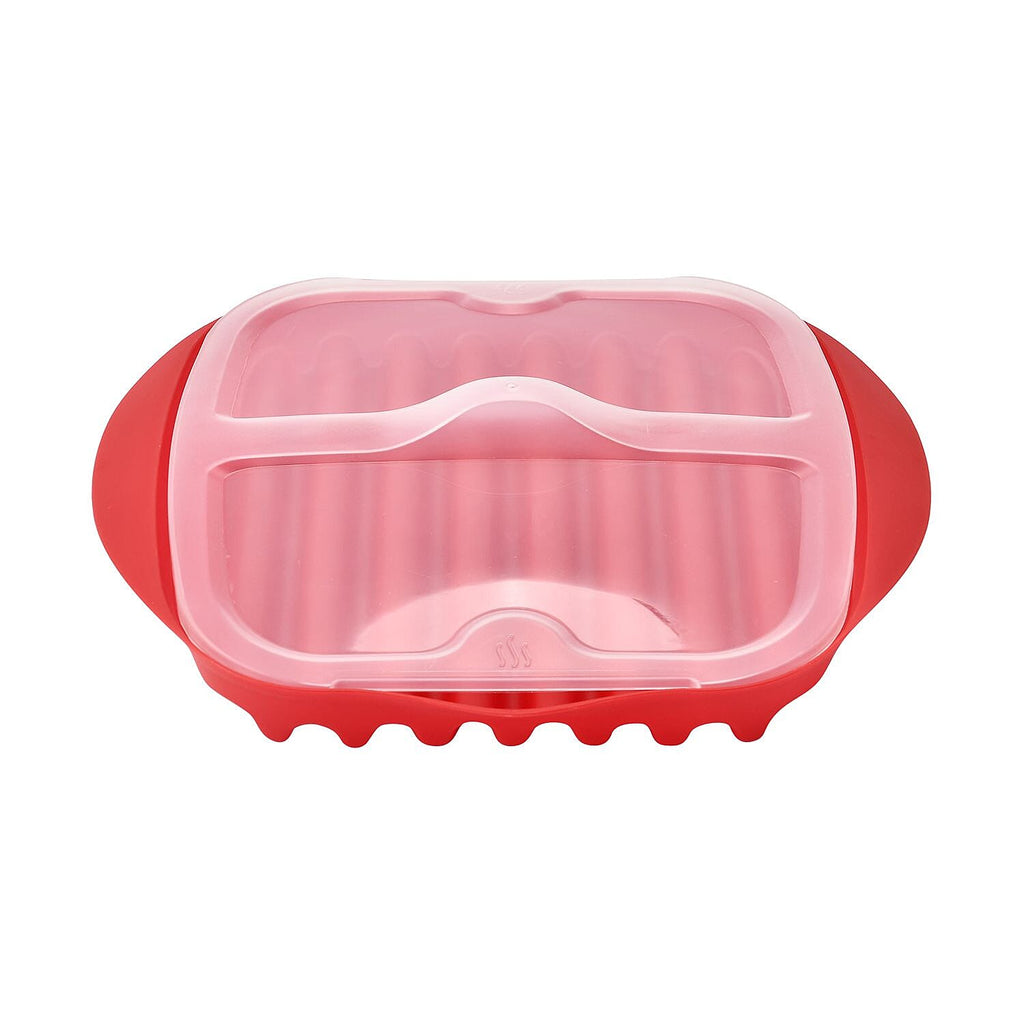 Grill Tray with Lid (Size 28x25x5 cm) for Bacon, Hash Brown, Fish, Sausages etc.