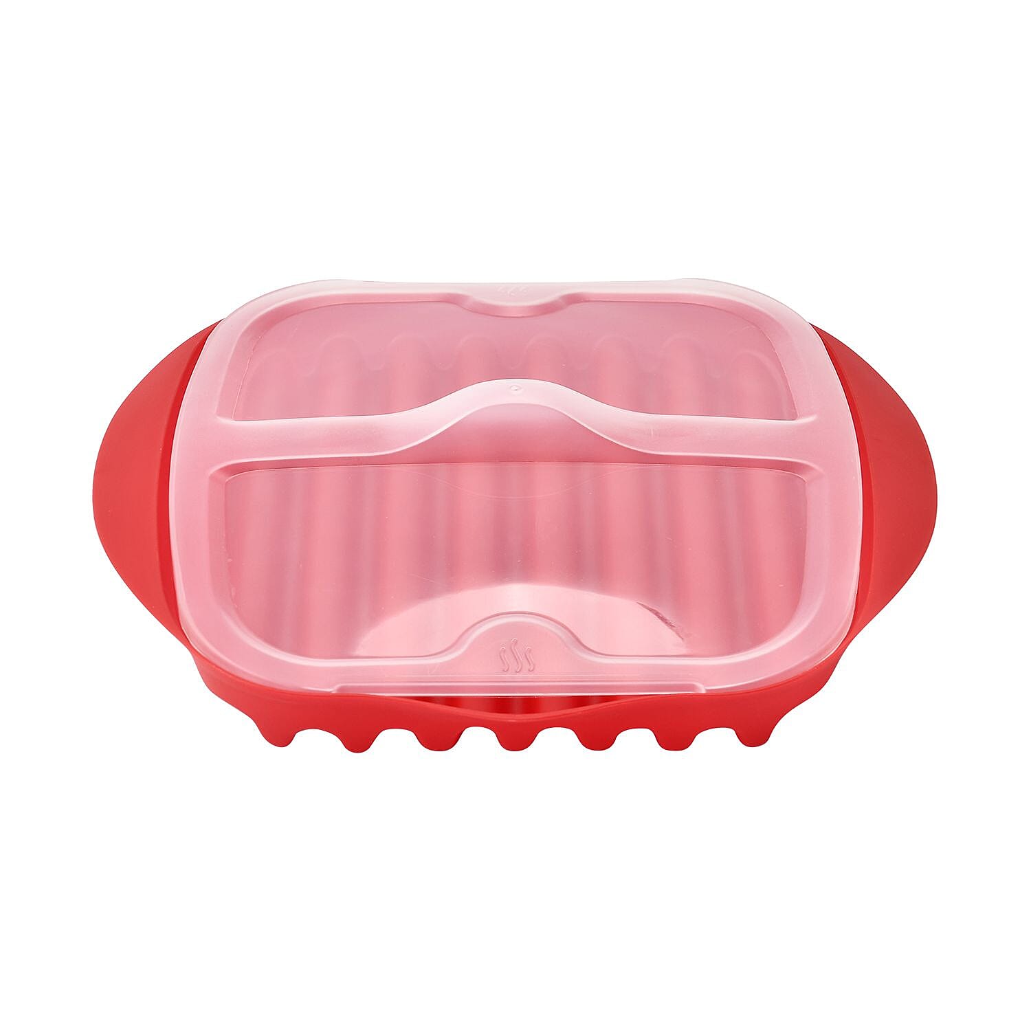 Grill Tray with Lid (Size 28x25x5 cm) for Bacon, Hash Brown, Fish, Sausages etc.