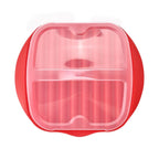Grill Tray with Lid (Size 28x25x5 cm) for Bacon, Hash Brown, Fish, Sausages etc.