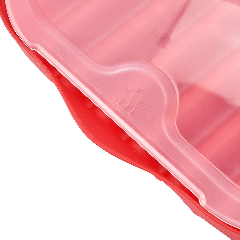 Grill Tray with Lid (Size 28x25x5 cm) for Bacon, Hash Brown, Fish, Sausages etc.