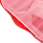 Grill Tray with Lid (Size 28x25x5 cm) for Bacon, Hash Brown, Fish, Sausages etc.