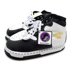 Mens Slipper (Size Medium) - Black White