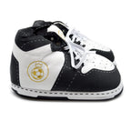 Mens Slipper (Size Medium) - Black White