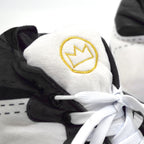 Mens Slipper (Size Medium) - Black White