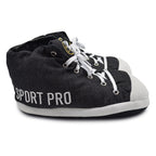 Mens Slipper (Size Large) - Black White