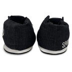 Mens Slipper (Size Large) - Black White