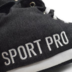 Mens Slipper (Size Medium) - Black White
