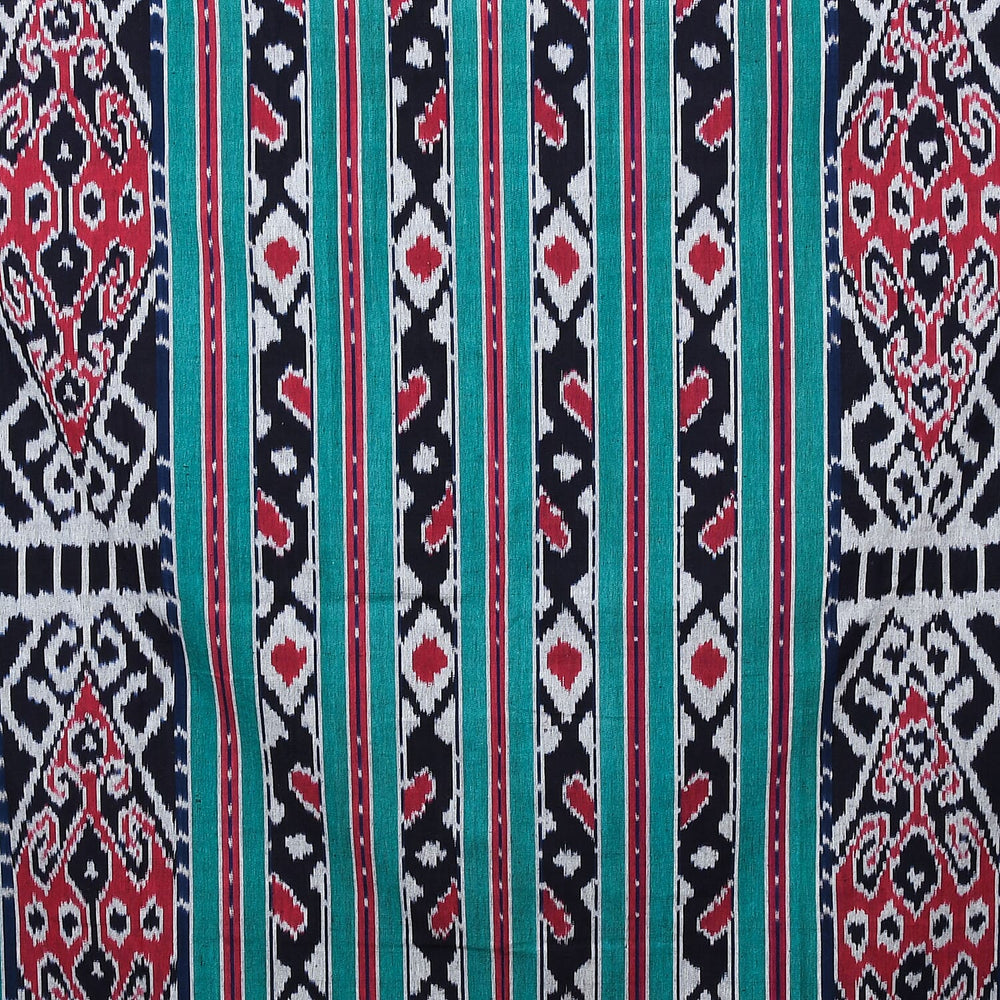 Bali Collection Tenun Throw in Animal Motif  (Size 118x240Cm) - Black and Green