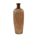 Bali Collection Set of 3 - Home Decorative Handcrafted Teak Wood Vase - Brown
