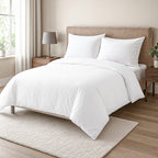 Bamboo Bedding Set (Size Single) - White