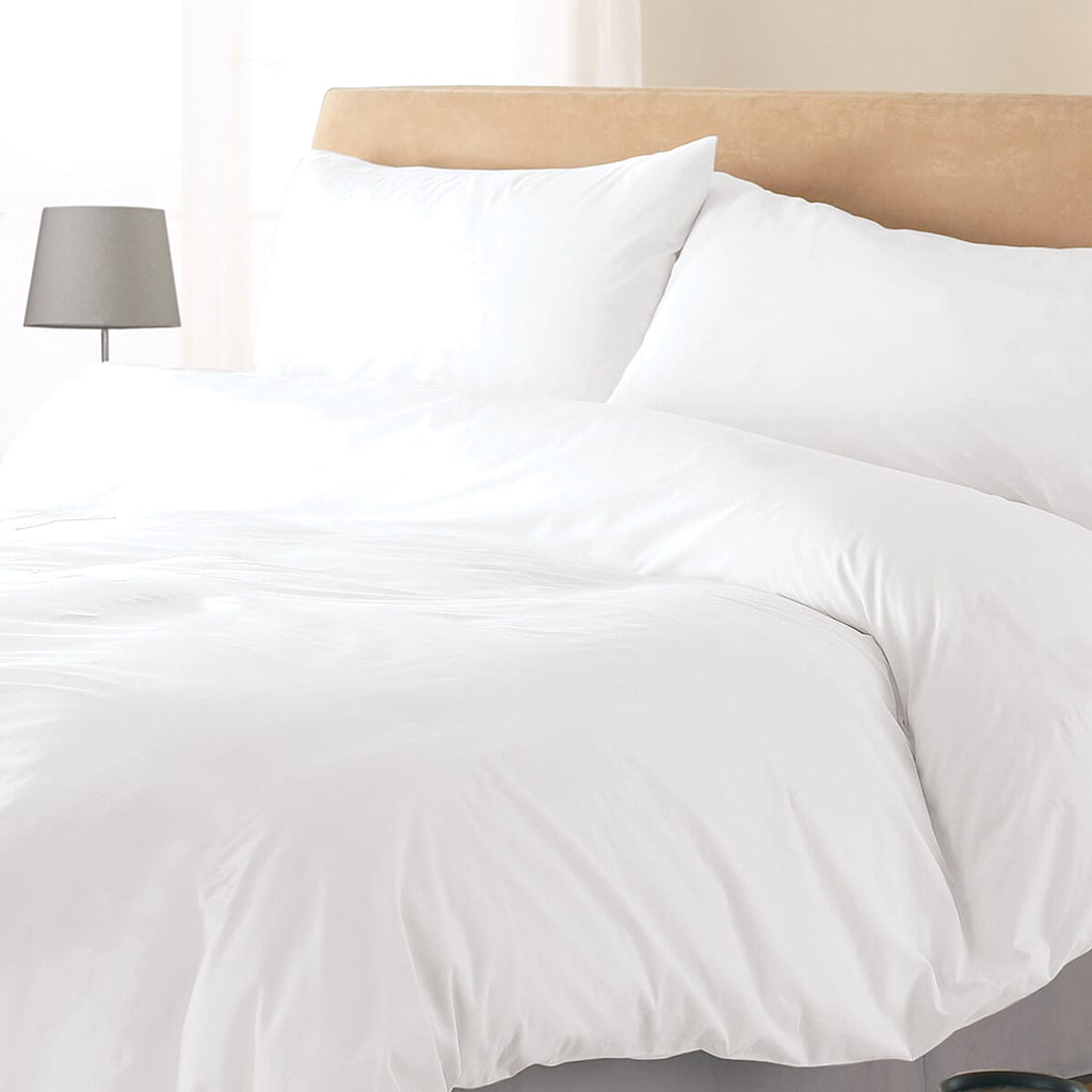Bamboo Duvet Cover White - King
