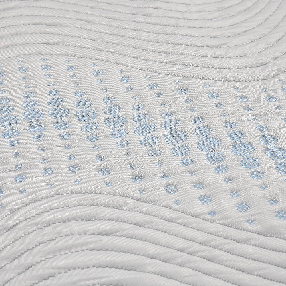 Bamboo Memory Foam Cooling Mattress Topper (Size Super King) - White