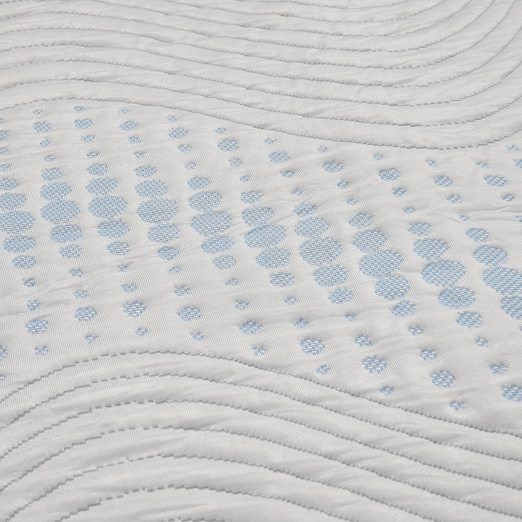 Bamboo Memory Foam Cooling Mattress Topper (Size Super King) - White