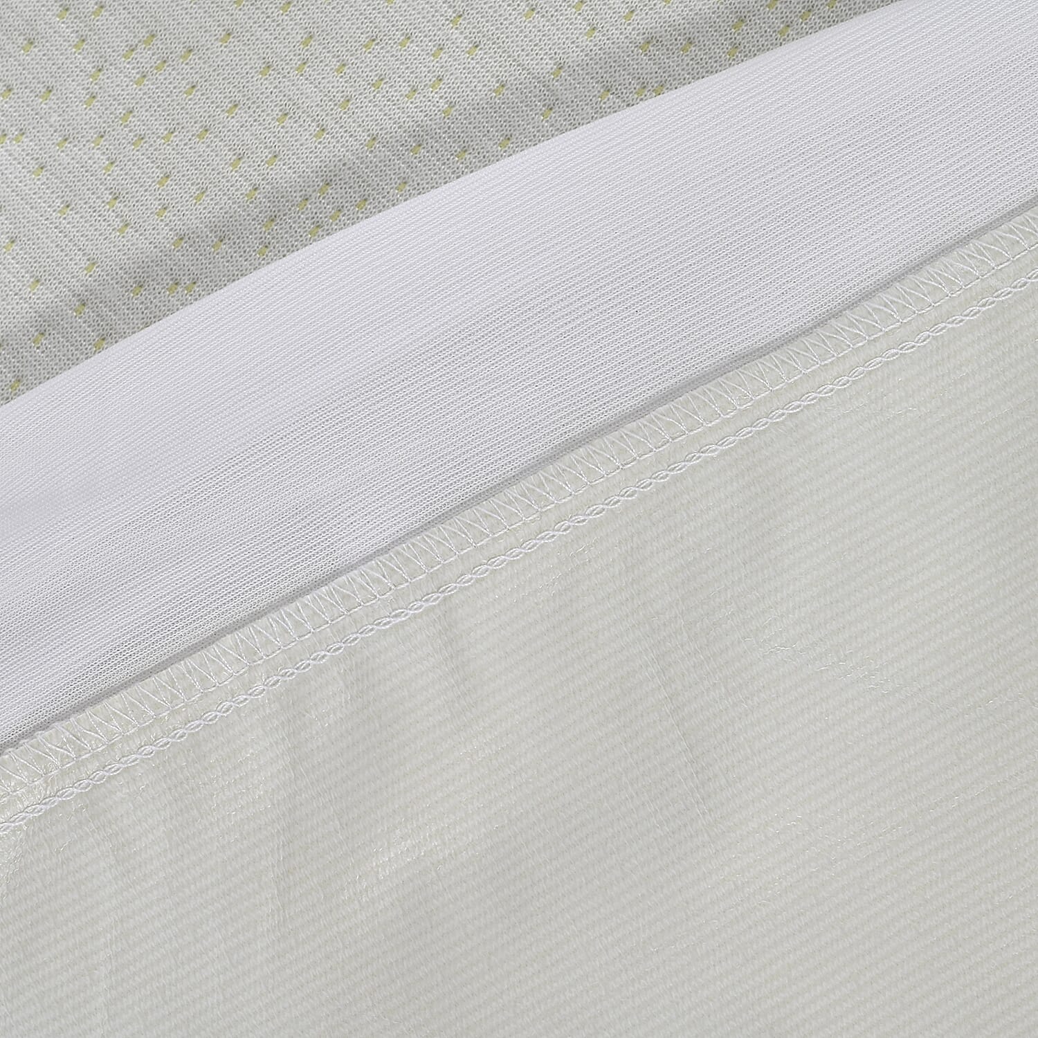 Bamboo Jacquard Waterproof Mattress Protector (Size Single) - White