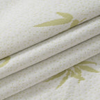 Bamboo Jacquard Waterproof Mattress Protector (Size Single) - White