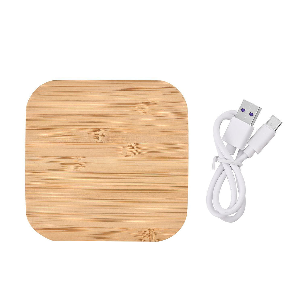 Bamboo Wireless Charger (15W) - Square