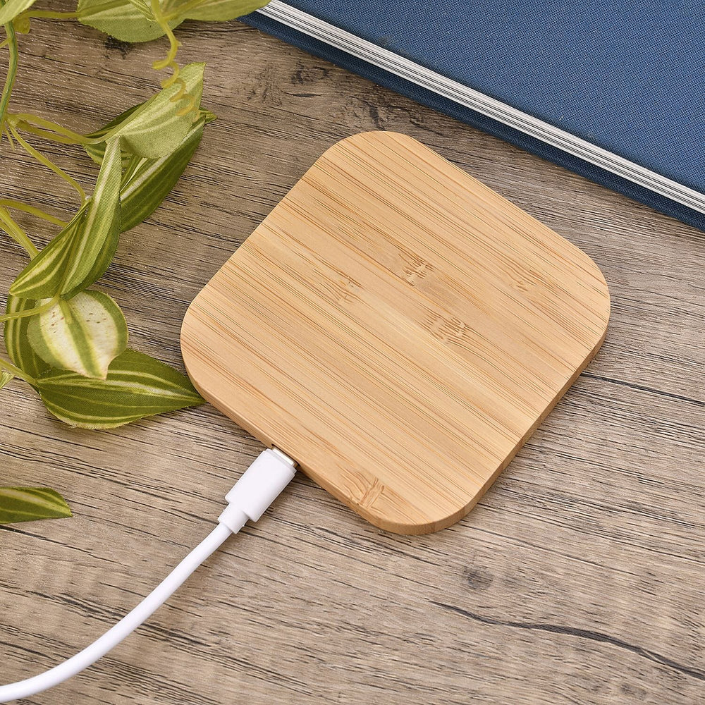 Bamboo Wireless Charger (15W) - Square