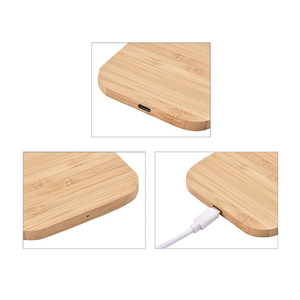 Bamboo Wireless Charger (15W) - Square
