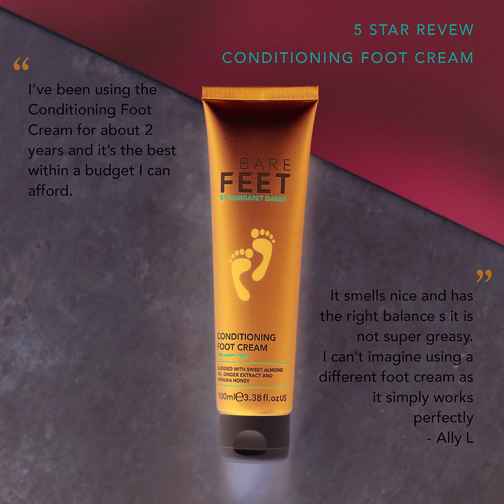 BARE FEET Electronic Callus Remover (305W-100W) & Conditioning Foot Cream Set (100ml)
