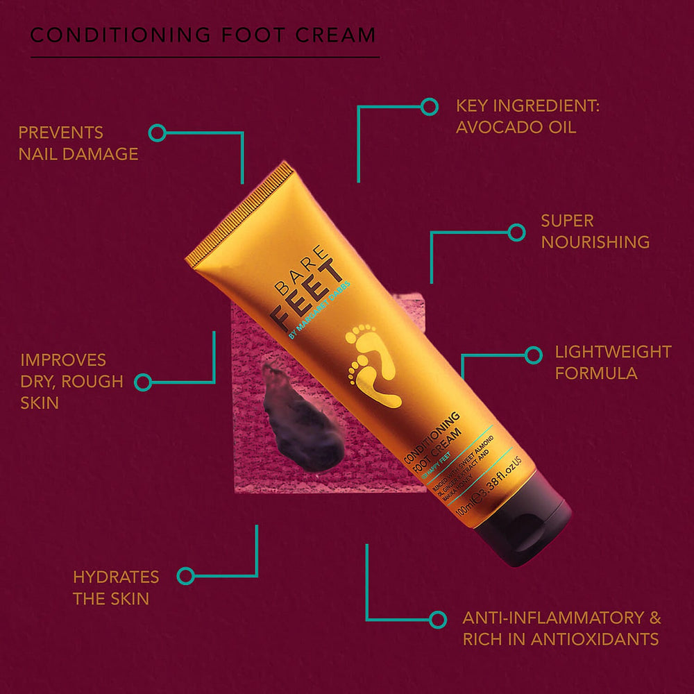 BARE FEET Electronic Callus Remover (305W-100W) & Conditioning Foot Cream Set (100ml)