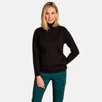 Basic Roll Neck Jumper (Size L, 16-18) - Black