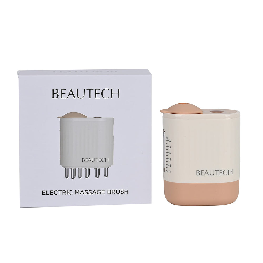 Beautech Electric Massage Brush - 3 Modes Include Hair Growth Mode, Massage Mode, and Rejuvenation mode, red light wave function, vibration function, and micro current function