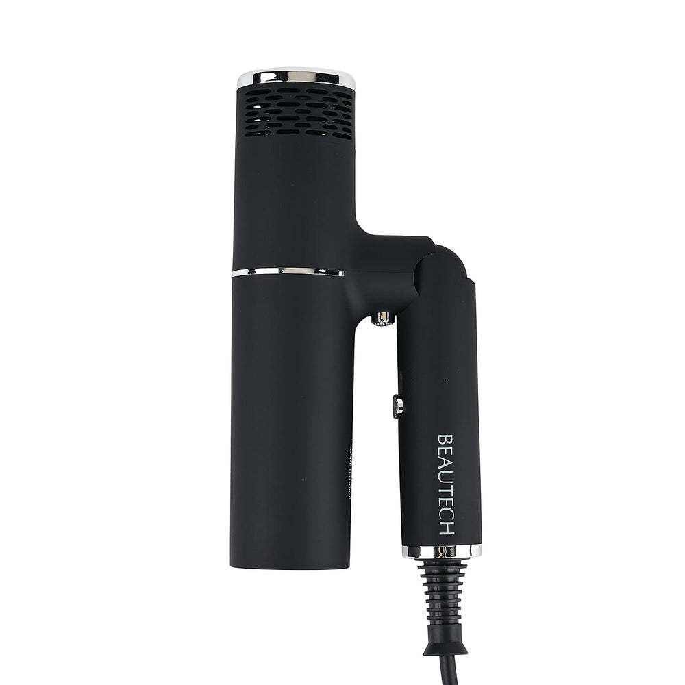 Beautech Foldable Hair Dryer with Concentrator Nozzle (1400W) - Black