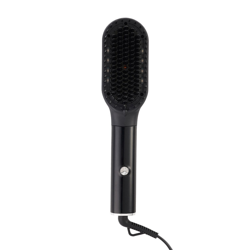 Beautech Multi Functional Hair Straightener Brush (Size 27x7 Cm) - Black