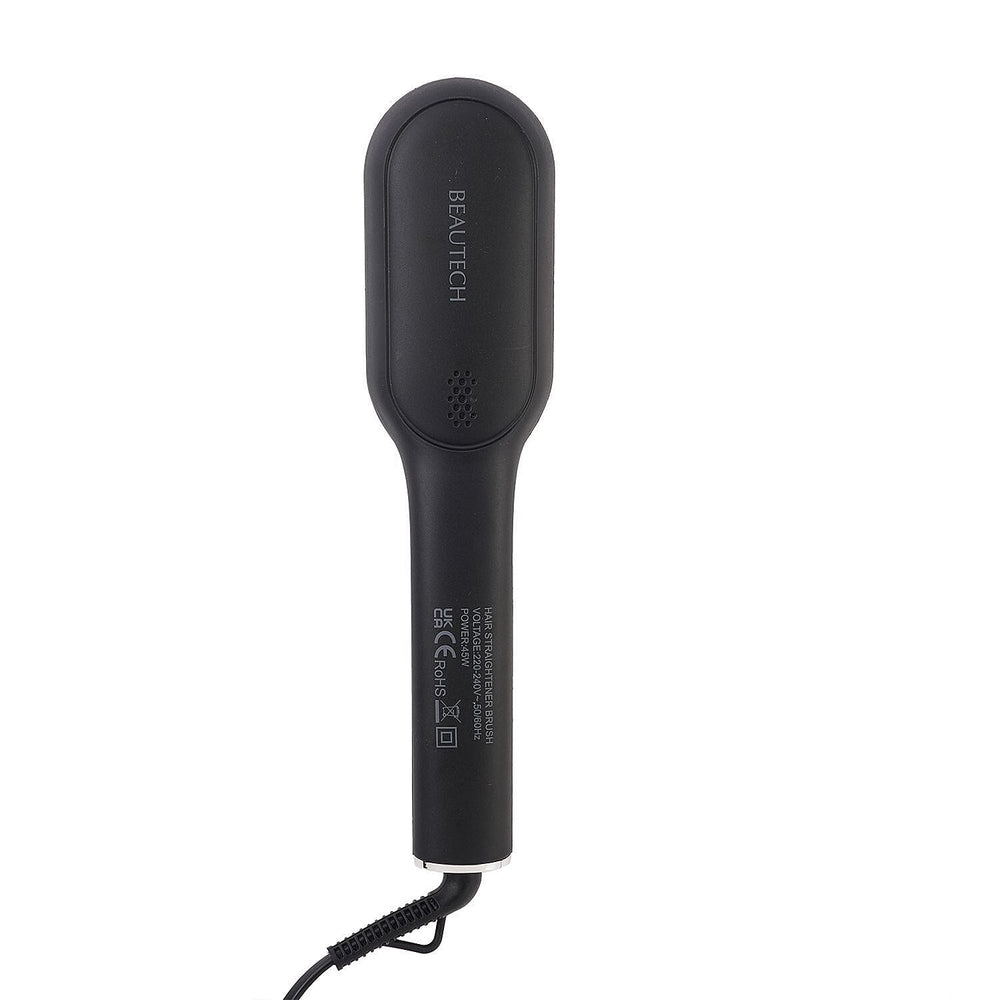 Beautech Multi Functional Hair Straightener Brush (Size 27x7 Cm) - Black