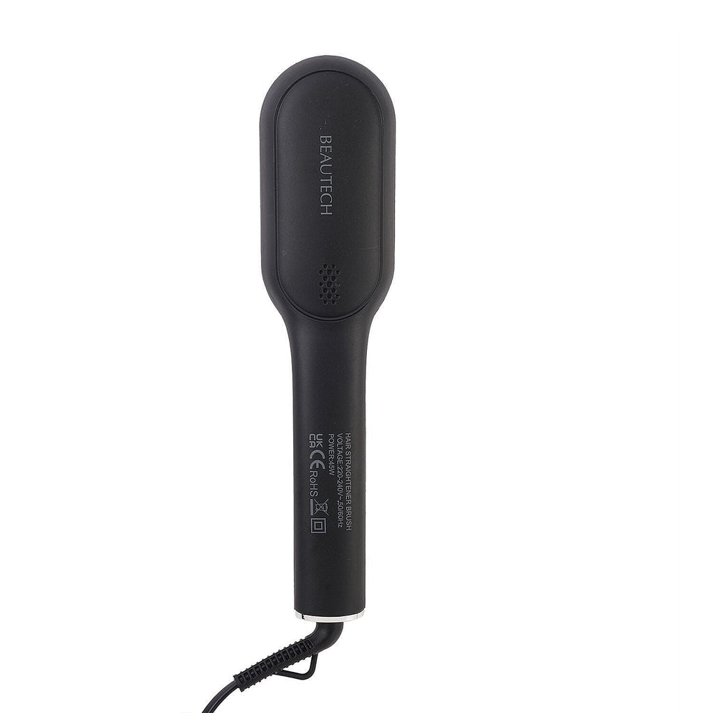 Beautech Multi Functional Hair Straightener Brush (Size 27x7 Cm) - Black