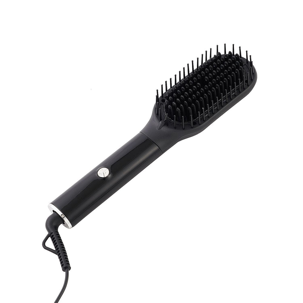 Beautech Multi Functional Hair Straightener Brush (Size 27x7 Cm) - Black