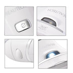 Beautech Rechargeable Wet or Dry Callus Remover (Inbuilt 1200mAh Lithium Battery) - White (360 Degree Rotation)