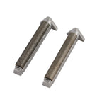 Set of 2 - Beautech Exfoliating Heads - White - Silver