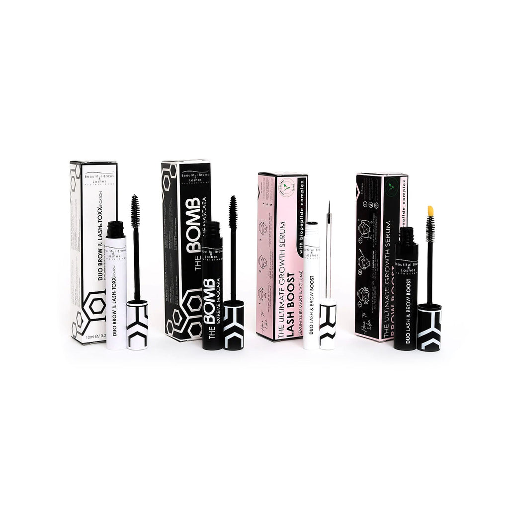 Beautiful Brows- Christmas Retail Box (Includes Lash & Brow Toxx, Extreme Mascara, Lash Boost Growth Serum & Brow Boost Growth Serum)