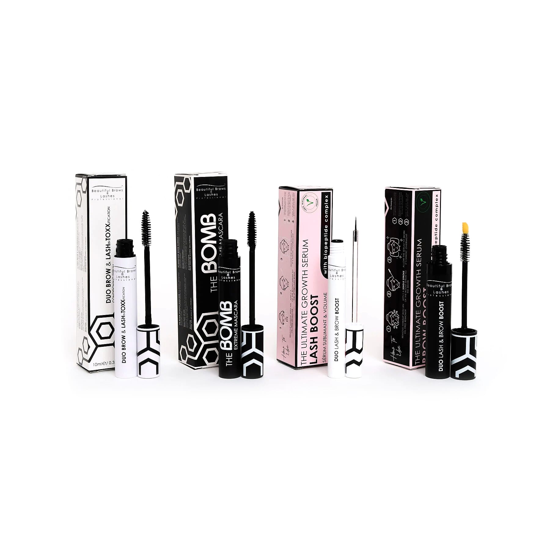 Beautiful Brows- Christmas Retail Box (Includes Lash & Brow Toxx, Extreme Mascara, Lash Boost Growth Serum & Brow Boost Growth Serum)