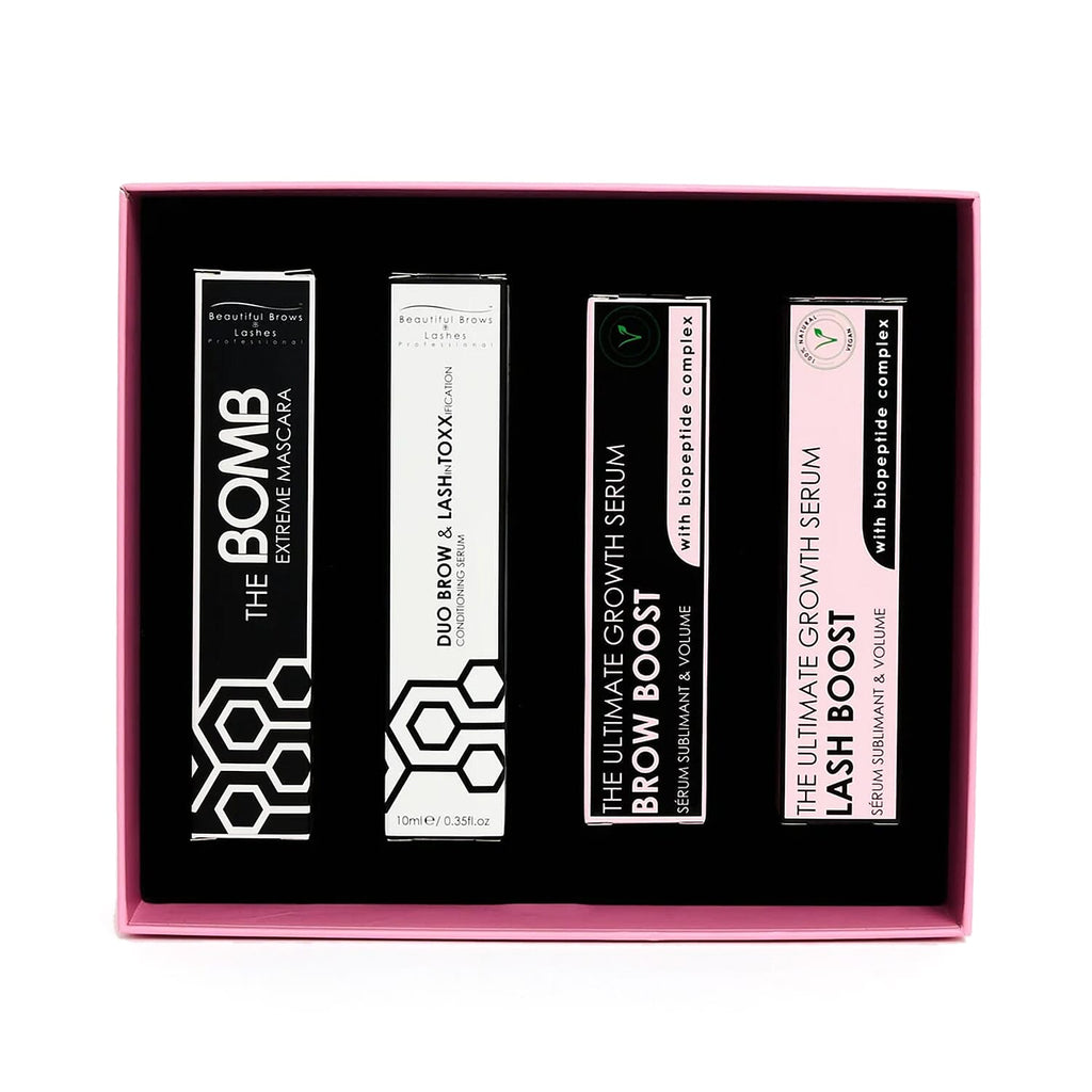 Beautiful Brows- Christmas Retail Box (Includes Lash & Brow Toxx, Extreme Mascara, Lash Boost Growth Serum & Brow Boost Growth Serum)