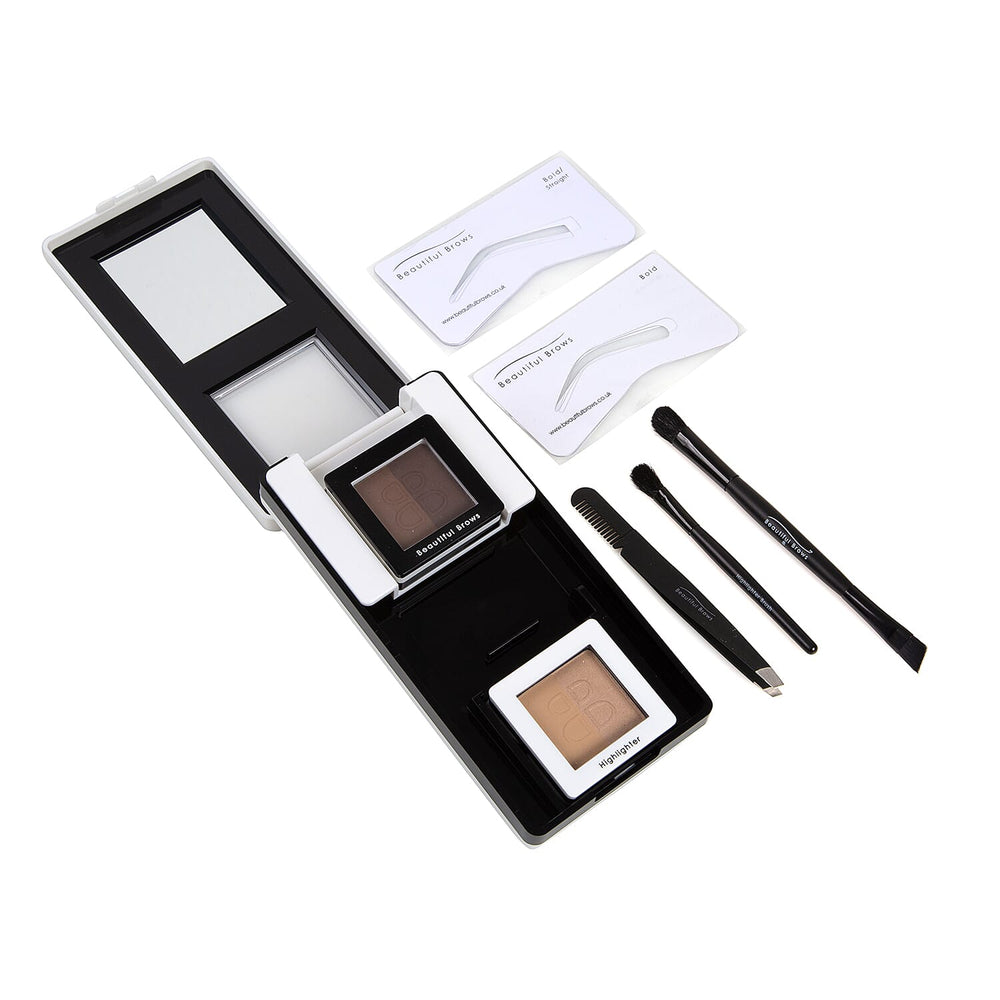 Beautiful Brows- Duo Brow Kit - Dark Brown-Chocolate (With free Brow Refill)