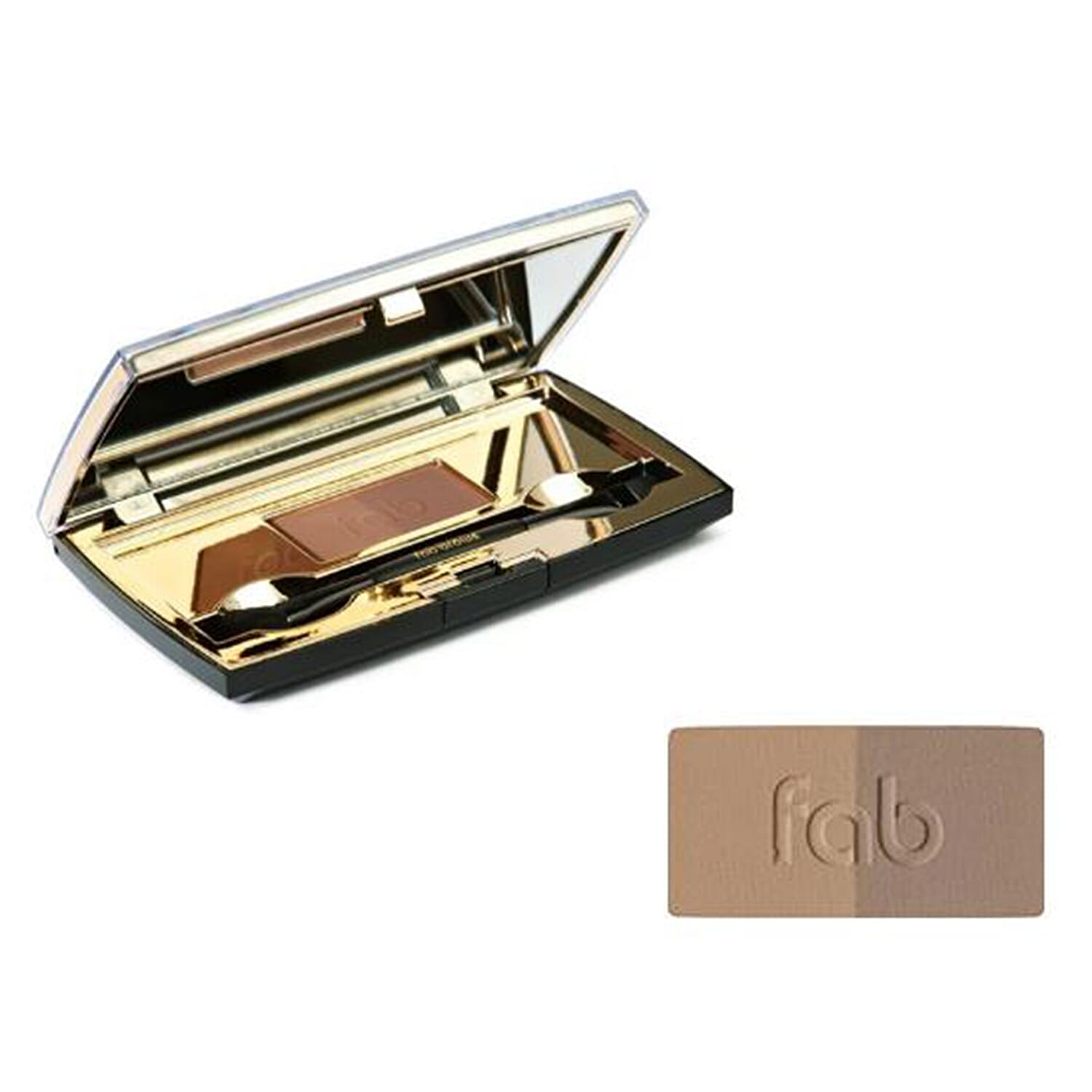 Beautiful Brows- Fab Brows (Incl. Powder, Brush - 6 Stencils) - Light-Medium (1.985 G)