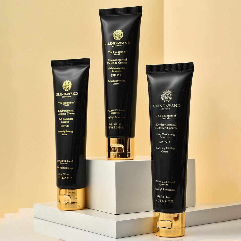 GlindaWand Environmental Defence Cream X2 with SPF 50- - Plus 1 As Free Gift (3 Total)