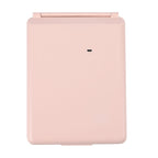 Foldable LED Lighted Makeup Mirror (1200mah Battery) - Pink (26 cm x 19 cm)