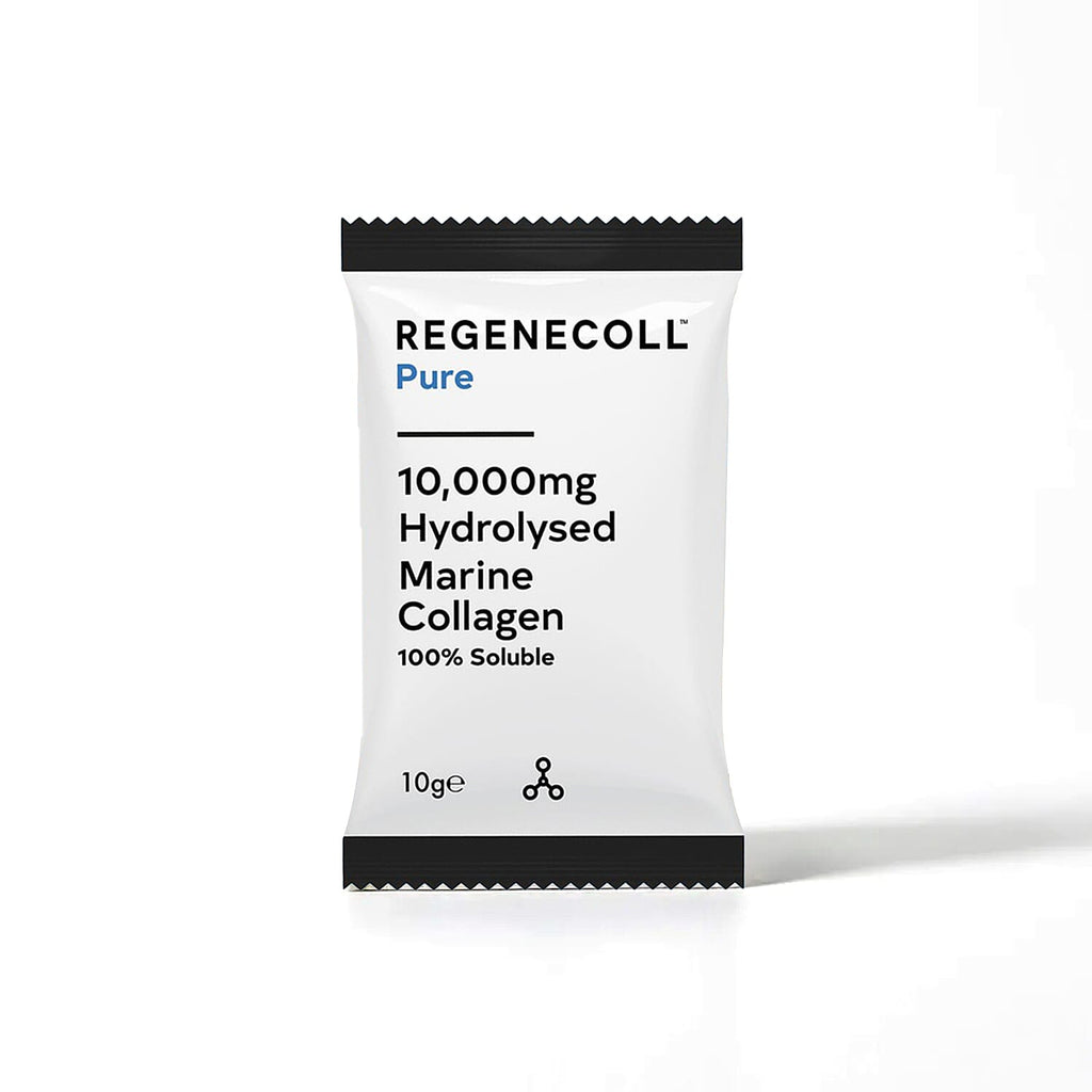 Regenecoll Pure 10,000mg Hydrolysed Marine Collagen (12 Week Plan)- Free Wake Up & Glow and Calm Collagen Sachets