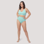 Bella Bodies Bamboo  Bra (Size - Large) - Aqua
