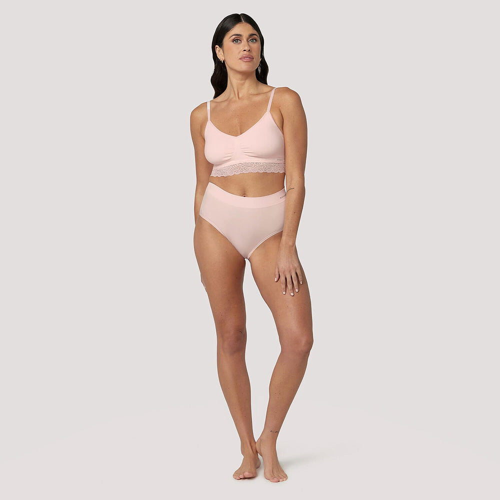 Bella Bodies Bamboo  Bra (Size - Large) - Pink Champagne