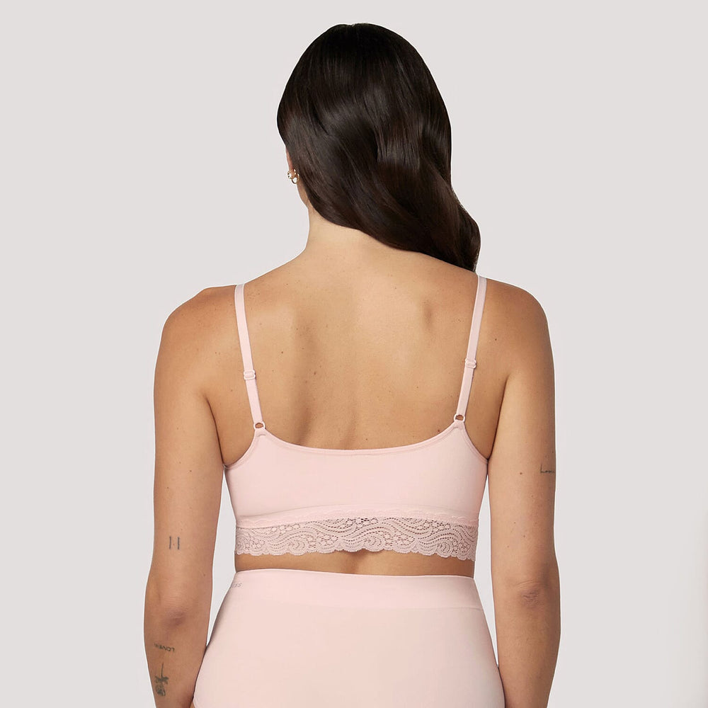 Bella Bodies Bamboo  Bra (Size - Large) - Pink Champagne