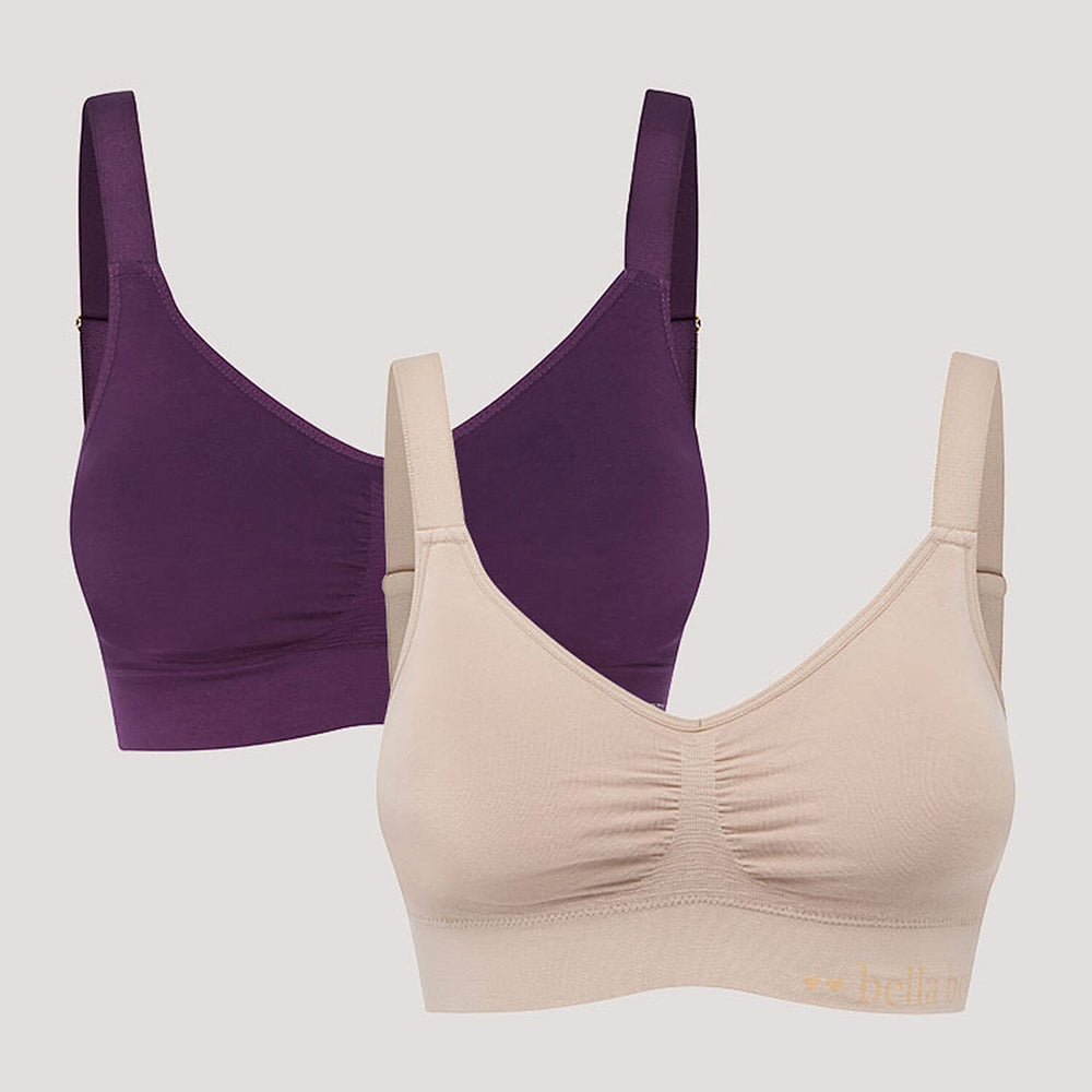 Bella Bodies Bamboo  Bra (Size - Small) - Blue Berry